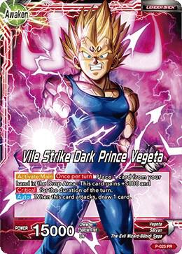 Vegeta // Vile Strike Dark Prince Vegeta (Back)