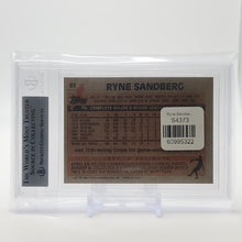 Load image into Gallery viewer, Ryne Sandberg 1983 Topps Autograph 83 Beckett Authentic
