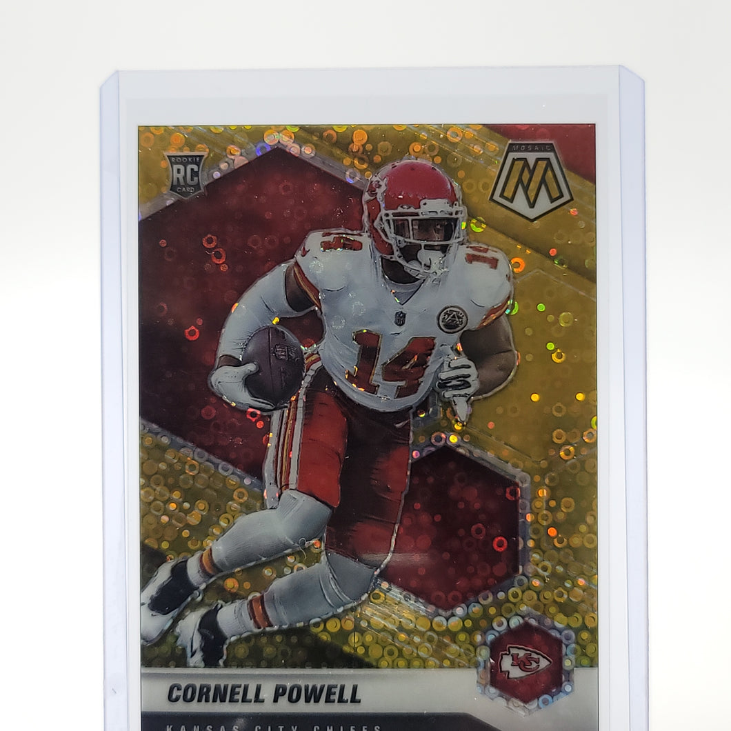 Cornell Powell 2021 Mosaic No Huddle Gold 340 #10/10