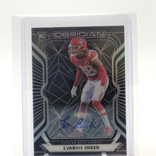 Load image into Gallery viewer, L&#39;Jarius Sneed 2020 Obsidian Auto 186 #071/150
