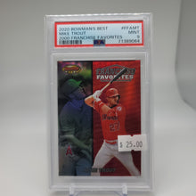 Load image into Gallery viewer, Mike Trout 2020 Bowmans Best Franchise Favorites PSA 9   S4595
