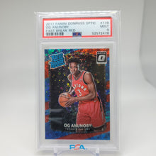 Load image into Gallery viewer, OG Anunoby 2017 Donruss Optic Fast Break Red 178 PSA 9 #53/85
