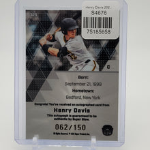Load image into Gallery viewer, Henry Davis 2021 Super Glow Blue Auto 325 #062/150  S4676

