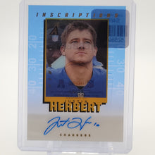Load image into Gallery viewer, Justin Herbert 2021 Panini Zenith Pinnacle Inscriptions AUTO 30/50  S4685
