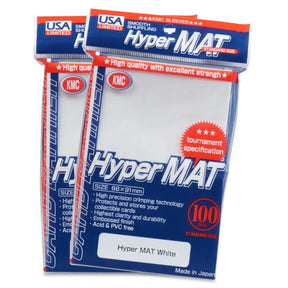USA Limited KMC Card Barrier - Hyper Matte - White (100-Pack)