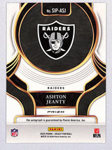 Ashton Jeanty 2025 Panini Select Select Signatures Prizm #SIP-ASJ
