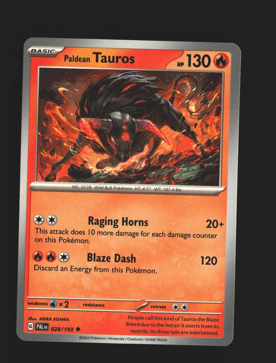 Paldean Tauros - 028/193