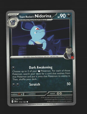 Team Rocket's Nidorina