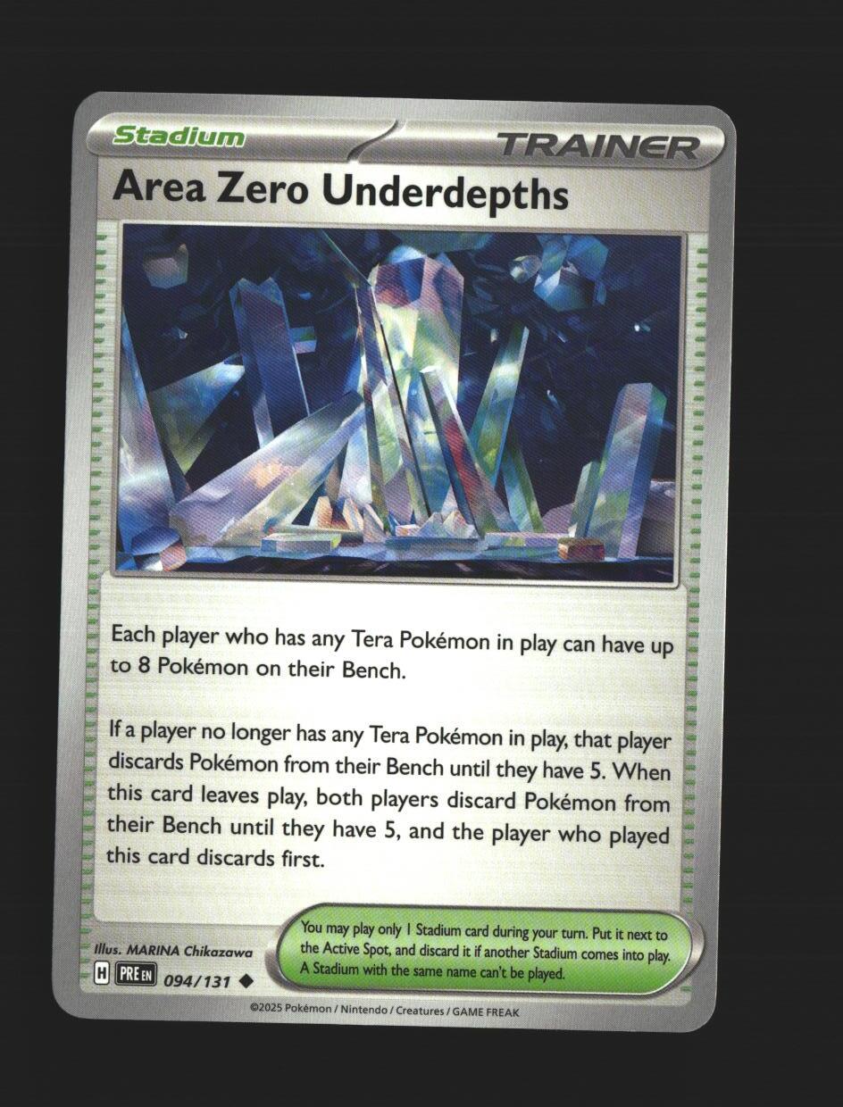 Area Zero Underdepths