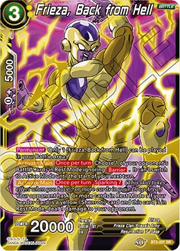 Frieza, Back from Hell