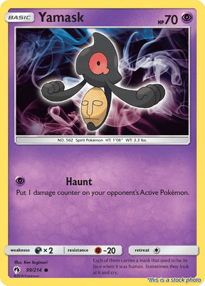 Yamask - 99/214 - [SM8 - SM - Lost Thunder]