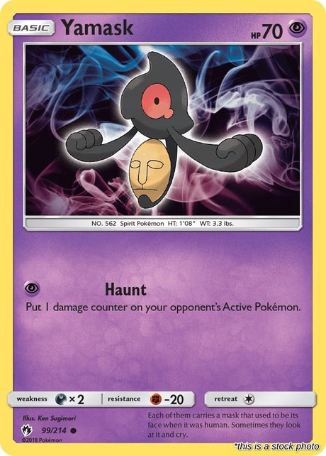 Yamask - 99/214 - [SM8 - SM - Lost Thunder]