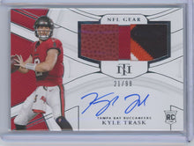 Load image into Gallery viewer, Kyle Trask 2021 National Treasures NFL Gear RPA RSC-KT #21/99  S5042
