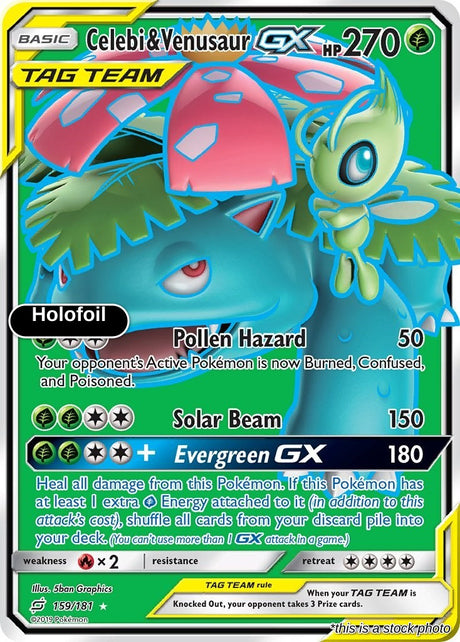 Celebi & Venusaur GX (Full Art)
