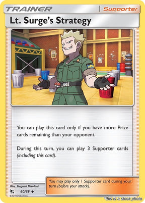 Lt. Surge's Strategy