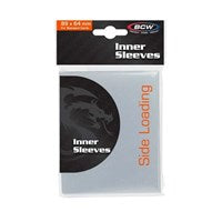 Side Loading Inner Sleeves Standard - Clear (100-Pack)