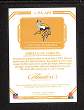 Load image into Gallery viewer, Adrian Peterson 2023 Flawless Patch Autographs #PA-APE /25
