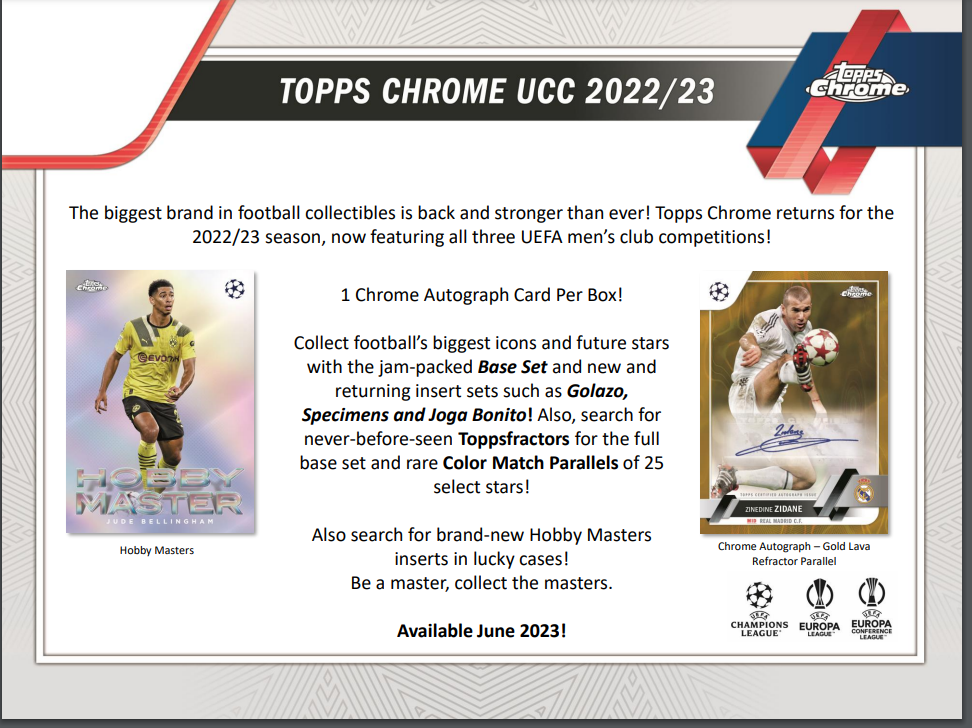 2023 Topps Chrome UEFA Club Competitions