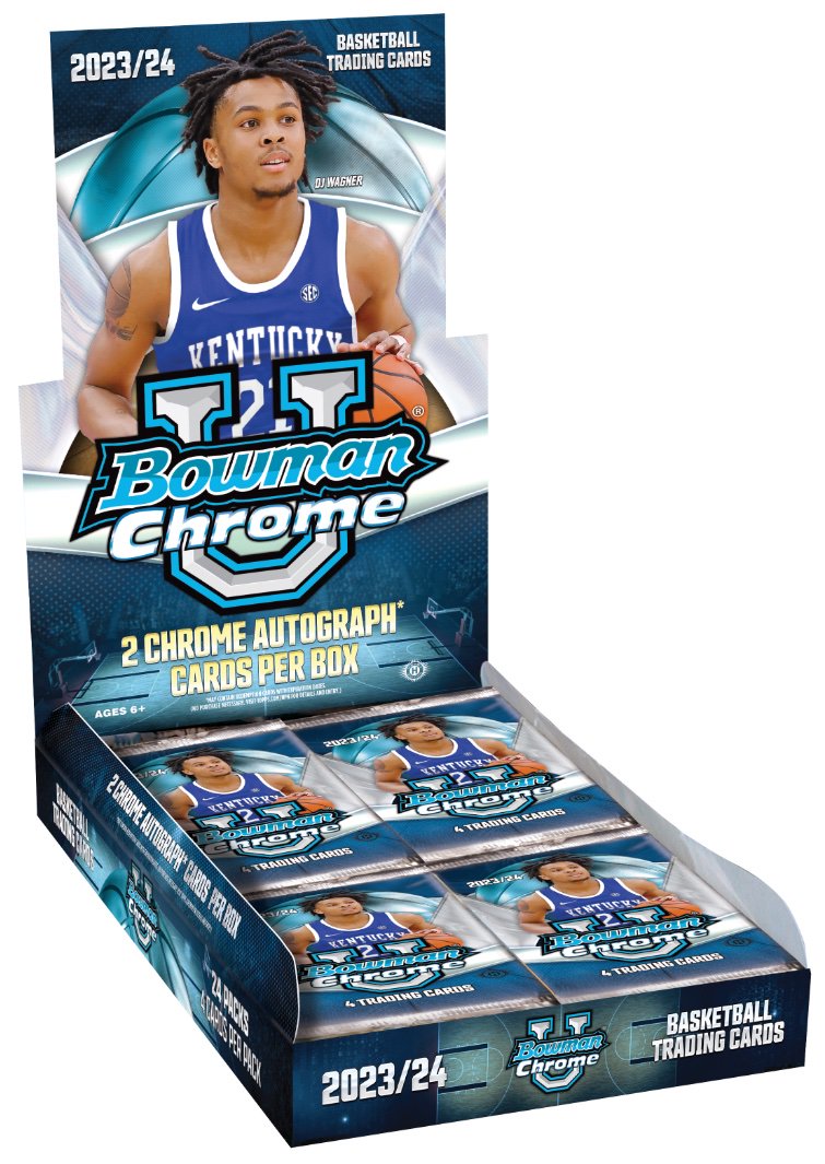 2023-24 Bowman University Chrome Basketball Hobby Box