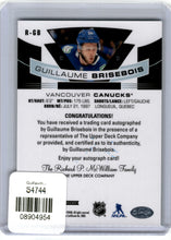 Load image into Gallery viewer, Guillaume Brisebois 2019 O-Pee-Chee Platinum Rookie Auto R-GB  S4744
