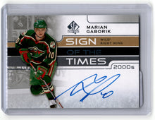 Load image into Gallery viewer, Marian Gaborik 2019 SP Authentic Sign of the Times STOO-MG  S4758
