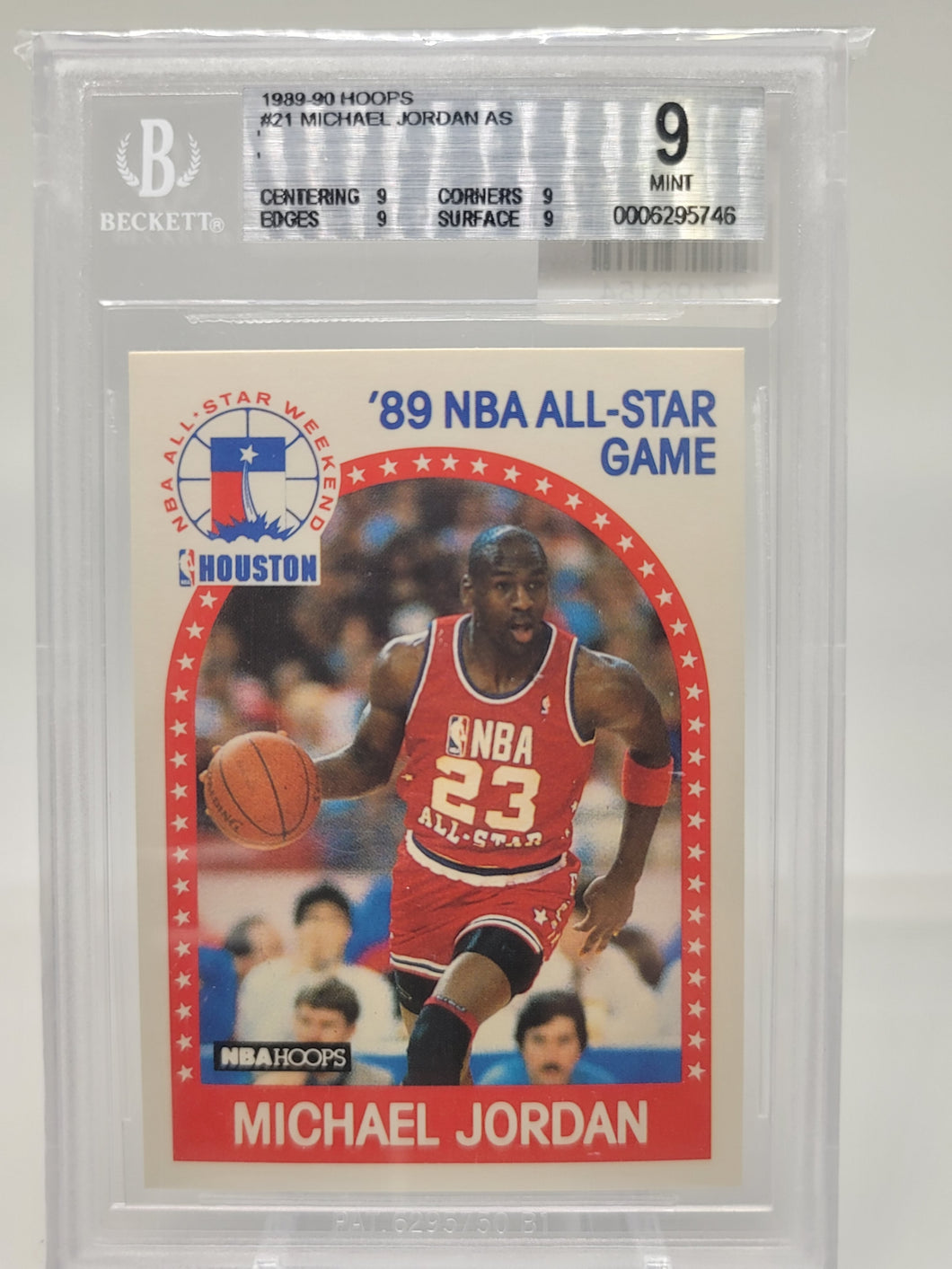 Michael Jordan 1989 Hoops 21 BGS 9  S4816