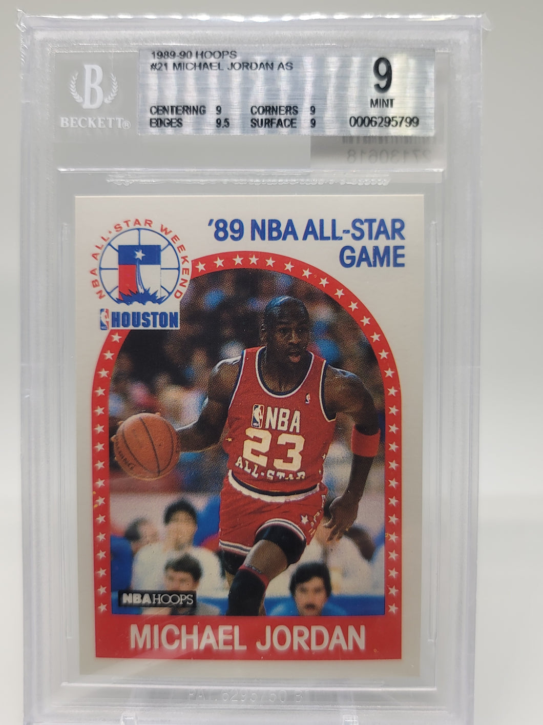 Michael Jordan 1989 Hoops 21 BGS 9  S4815