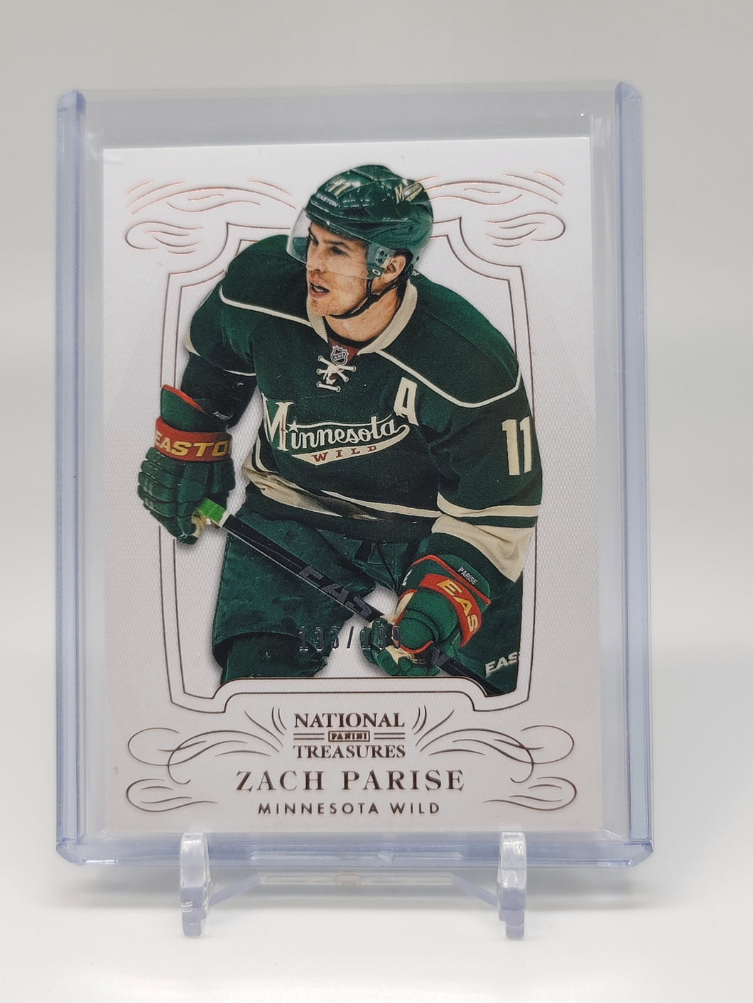 Zach Parise 2013 National Treasures 14 #133/199  S4963
