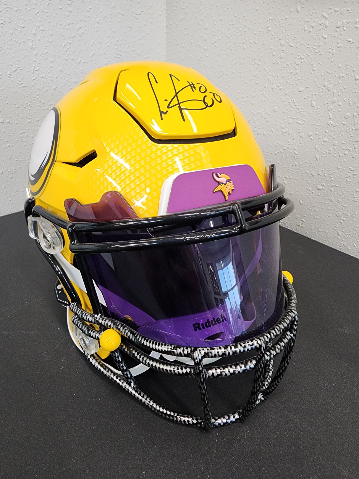 Cris Carter Autographed Vikings Hydro Speed Flex Authentic
