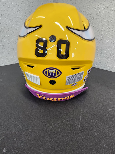 Cris Carter Autographed Vikings Hydro Speed Flex Authentic