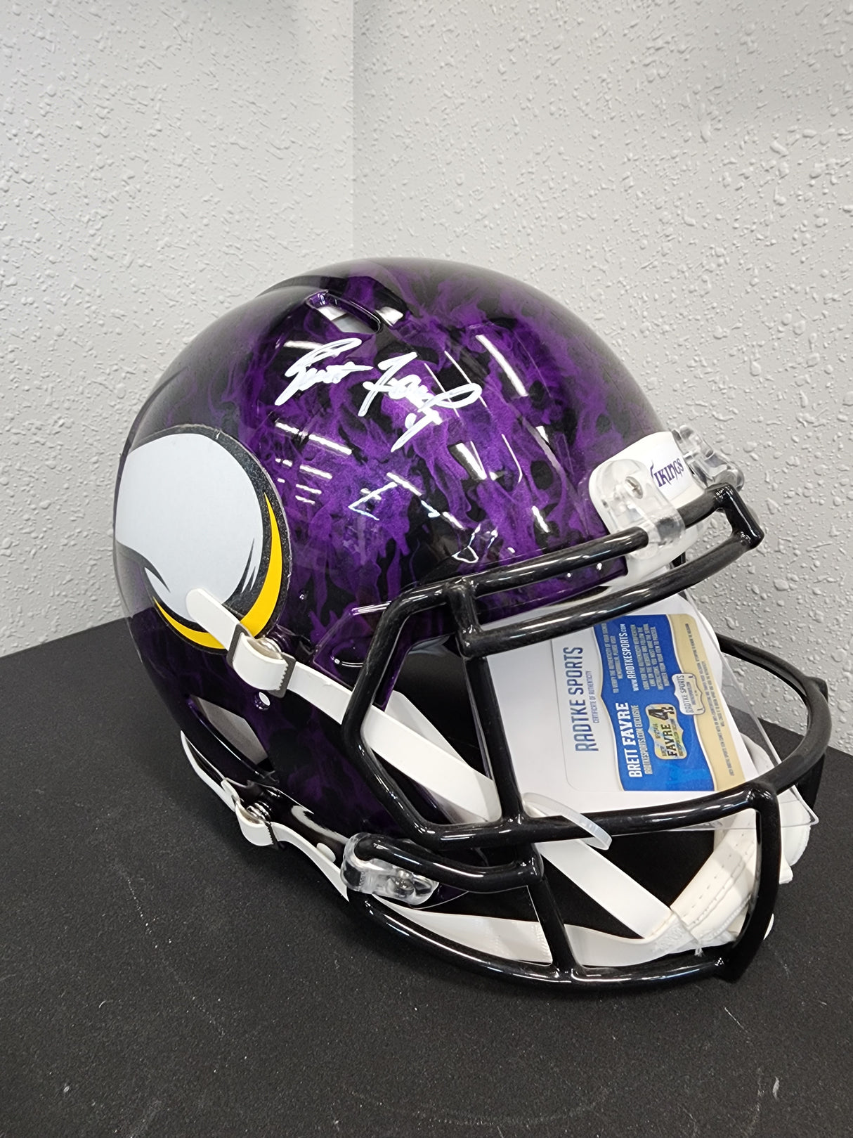 Brett Favre Autographed Vikings Hydro Speed Authentic
