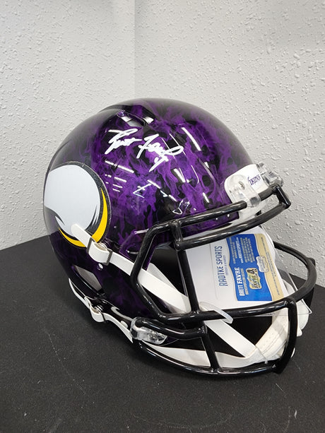 Brett Favre Autographed Vikings Hydro Speed Authentic