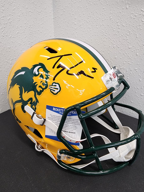 Trey Lance NDSU Autographed Speed Replica