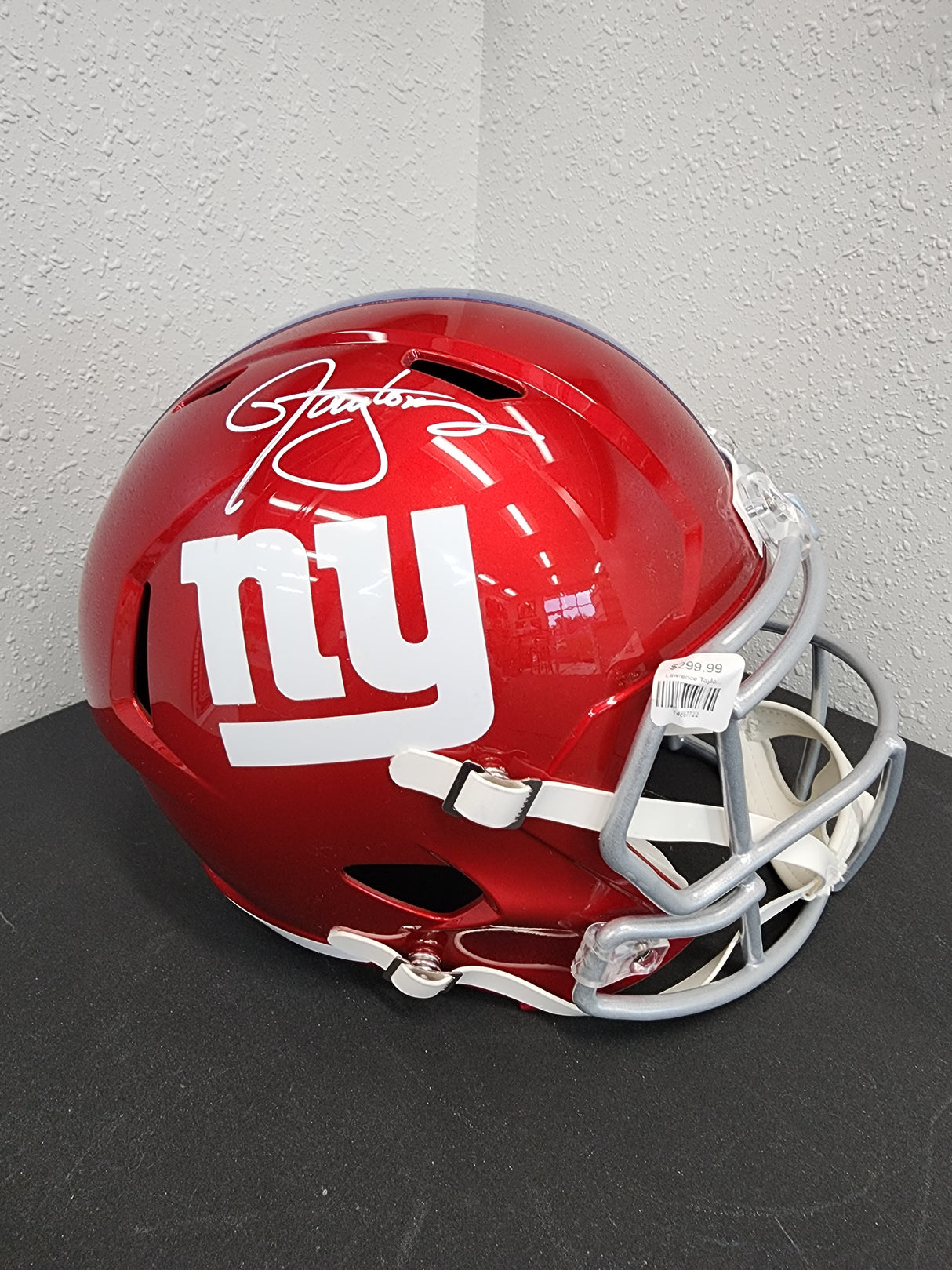 Lawrence Taylor Autographed New York Giants Riddell Flash Replica Helmet
