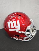 Lawrence Taylor Autographed New York Giants Riddell Flash Replica Helmet