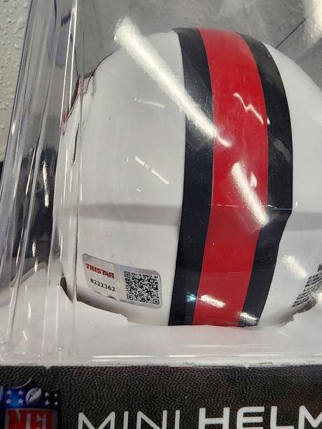 Ty Law Autographed Hall of Fame Mini Helmet