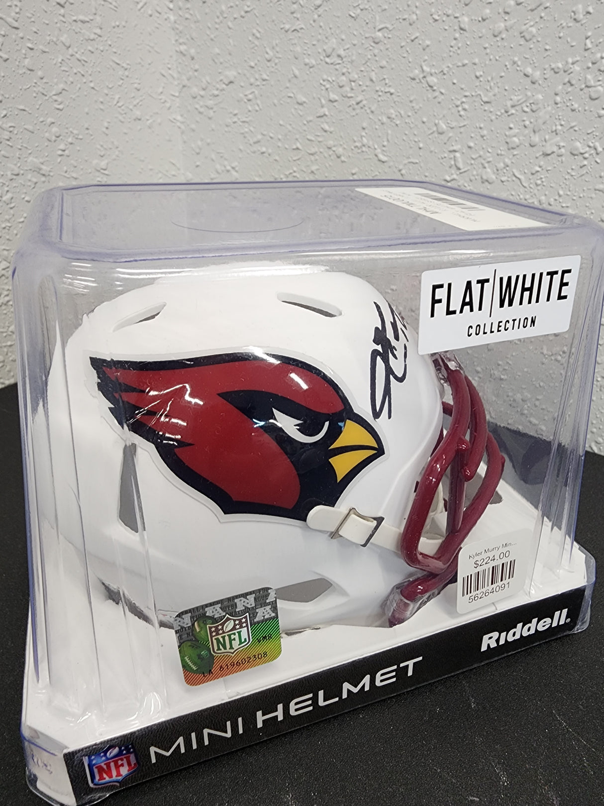 Kyler Murry Autographed Mini Helmet Cardinals Matte White