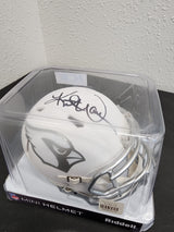 Kurt Warner Autographed Mini Helmet Cardinals Ice