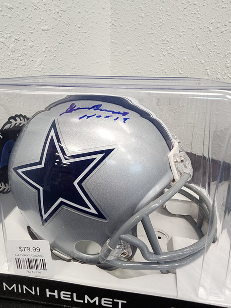 Gil Brandt Autographed Cowboys Mini Helmet