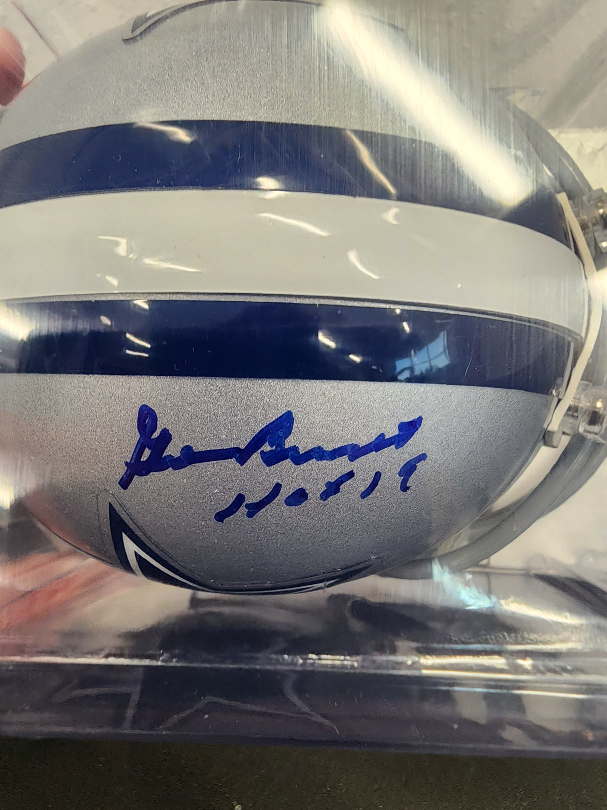 Gil Brandt Autographed Cowboys Mini Helmet