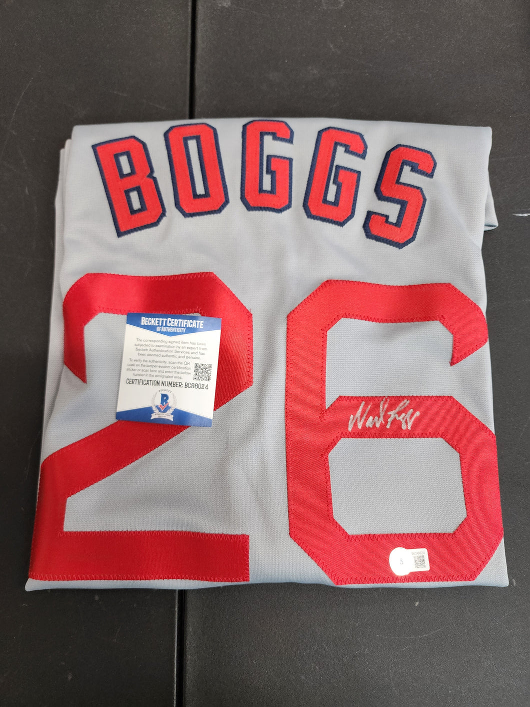 Wade Boggs Signed Boston Red Sox Jersey