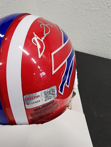 Thurman Thomas Autographed Bills Mini Helmet