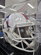 Tom Brady New England Patriots Autographed Riddell 1982-1989 Throwback Logo Speed Authentic Helmet
