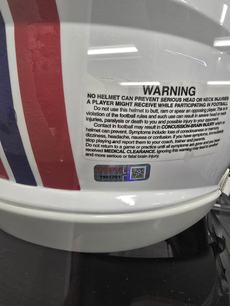 Tom Brady New England Patriots Autographed Riddell 1982-1989 Throwback Logo Speed Authentic Helmet