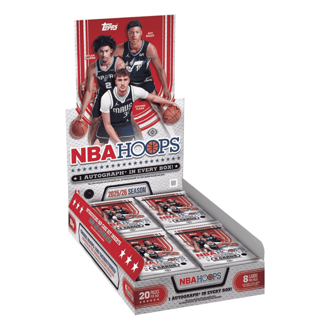 2025-26 Topps NBA Hoops Basketball Hobby 12-Box Case