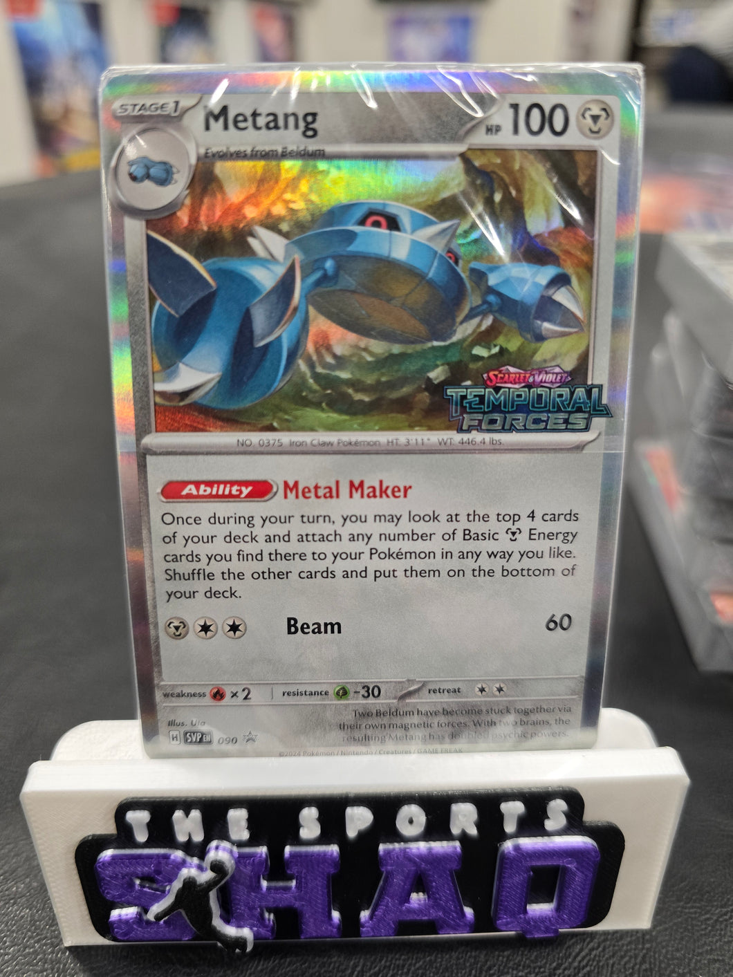 Metang Temporal Forces SVP 090 Promo SEALED Build & Battle Pokemon