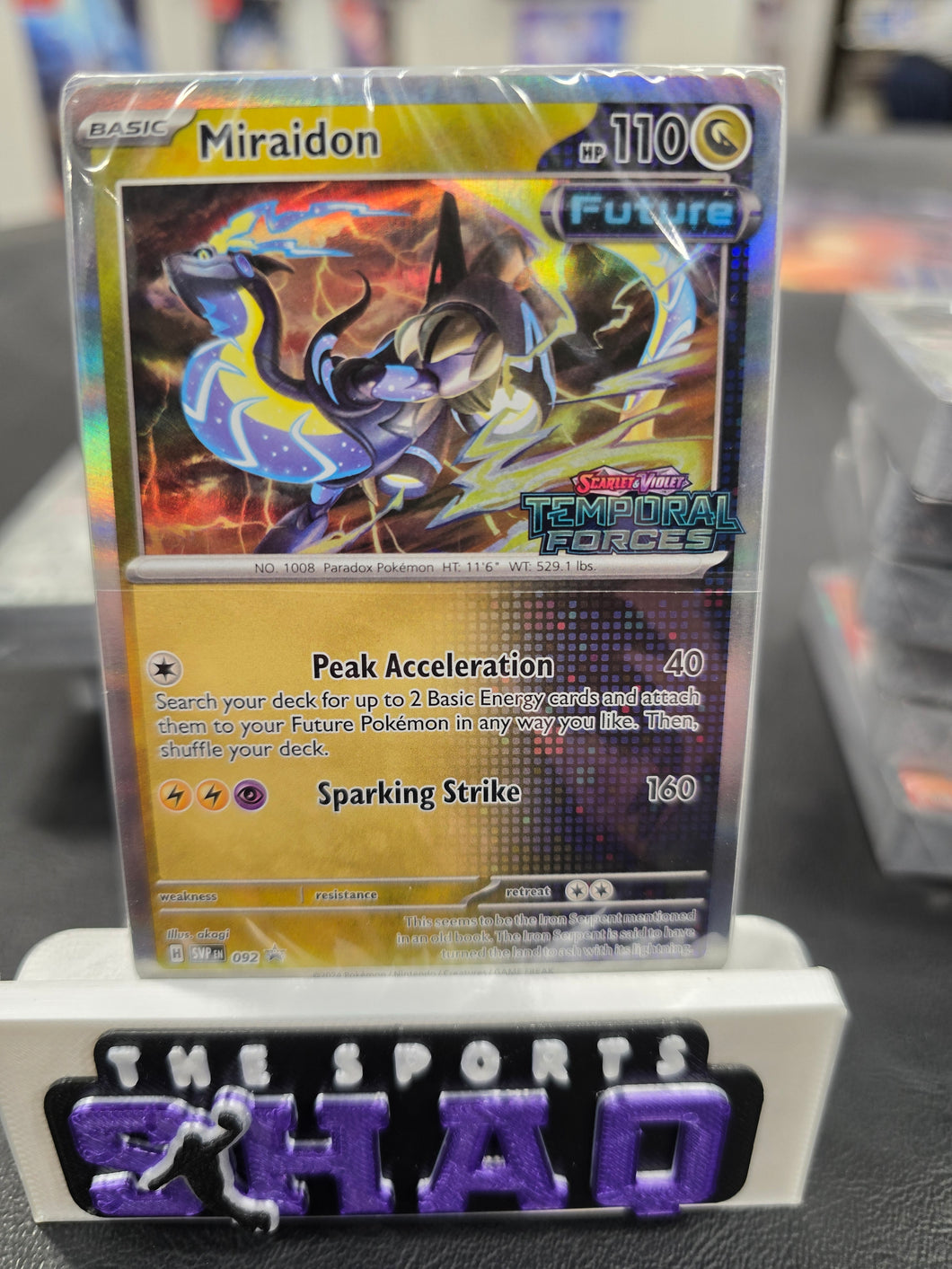 Miraidon Temporal Forces SVP 092 Promo SEALED Build & Battle Pokemon