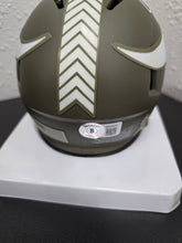 Load image into Gallery viewer, Justin Jefferson Salute to Service Vikings Mini Helmet
