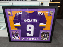 Load image into Gallery viewer, JJ McCarthy Minnesota Vikings Signed Jersey Framed
