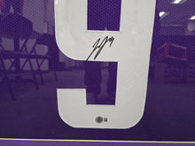Load image into Gallery viewer, JJ McCarthy Minnesota Vikings Signed Jersey Framed

